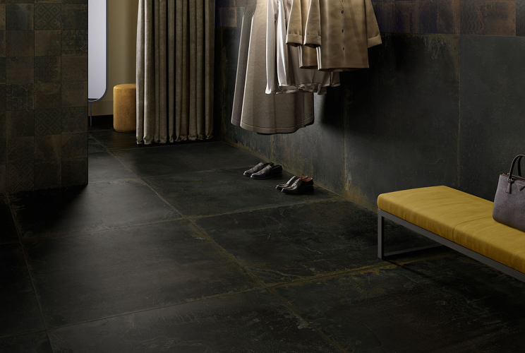 Керамогранитa Sant Agostino CSAOXBLA12 Oxidart Black 60x120 