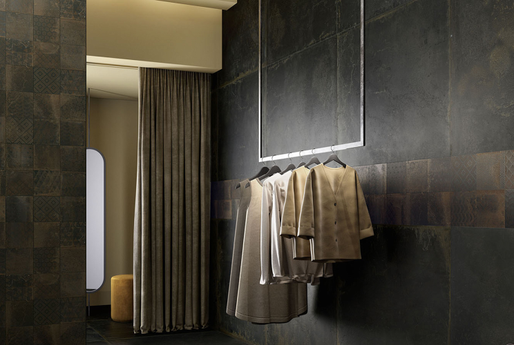 Керамогранитa Sant Agostino CSAOXBLA12 Oxidart Black 60x120 