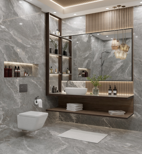 Керамогранит Primavera LC203 Majestic Grey Lapato Carving 60x120