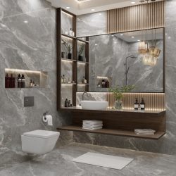 Керамогранит Primavera LC203 Majestic Grey Lapato Carving 60x120