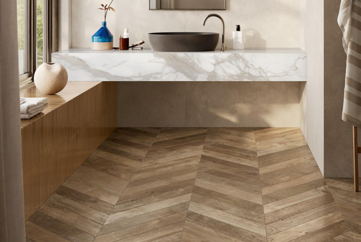 Керамогранит Ragno Marazzi RDLQ Nodis Chevron Natural Matt 11x54