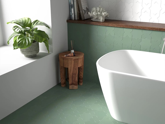 Плитка Equipe Porto 30630 Star Pickle Green 16,8x16,8