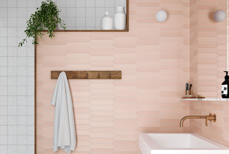 Плитка Equipe Lanse 27490 Rose 5x25