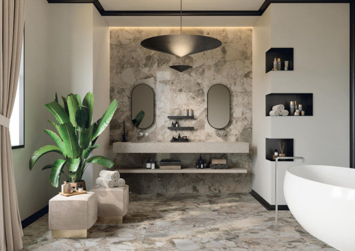 Керамогранит Atlas Concorde Russia 600010002411 Forte dei Marmi Ceppo Apuano Pearl Matt Rett 120x120