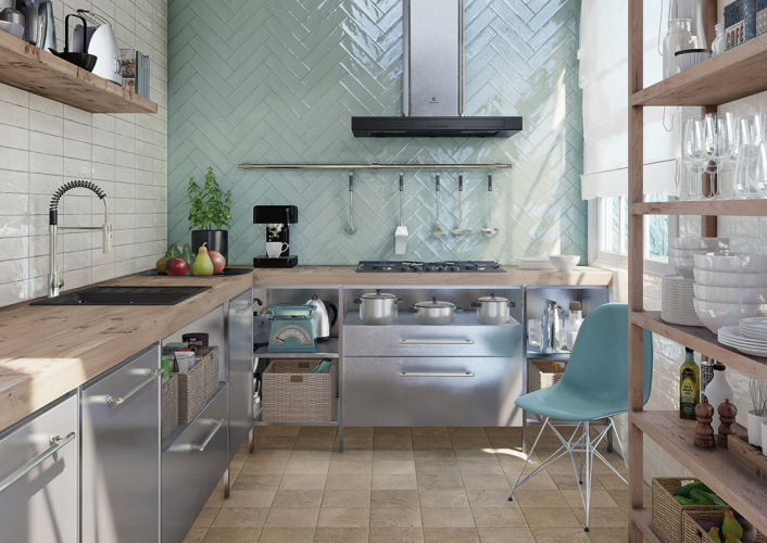 Керамическая плитка Mainzu Backstage PT03161 Sky Brillo 7.5x30