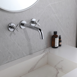 Смеситель ABBER Wasser Kreis AF81121 для раковины скрытого монтажа, хром