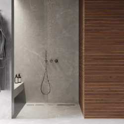 Керамогранит Laparet х9999309463 Marble Grey PRO серый матовый R11Soft 60х120