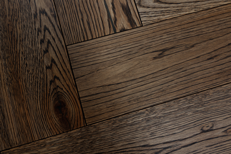 Паркетная доска Amber Wood A31.15.16.127-023 Дуб Коттедж Ёлка 915x127x14 мм