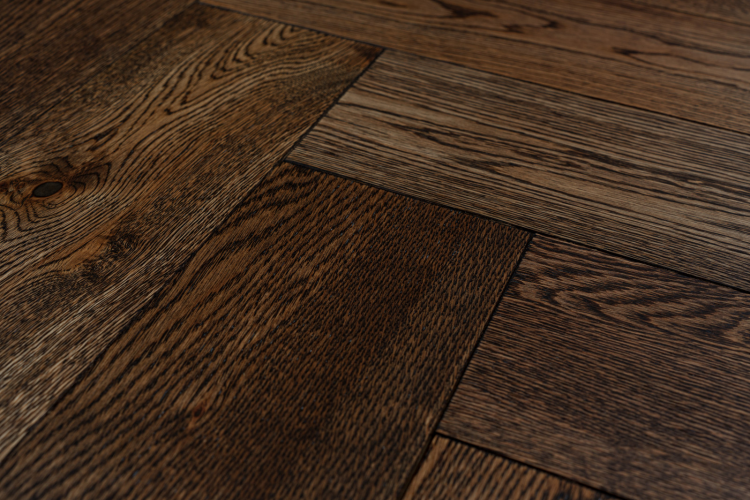 Паркетная доска Amber Wood A31.15.16.127-023 Дуб Коттедж Ёлка 915x127x14 мм