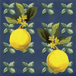 Керамогранитa Sant Agostino Vita Giardino Blu Mix Luc 20x20