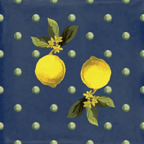 Керамогранитa Sant Agostino Vita Giardino Blu Mix Luc 20x20