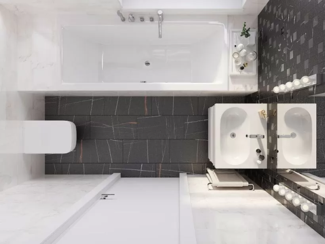 Керамогранит Kerranova K-1004/MR Marble Trend Nero Dorato 600x1200x11