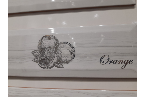 Керамическая плитка Monopole Декор Antique Gris Laguna Orange 10x30