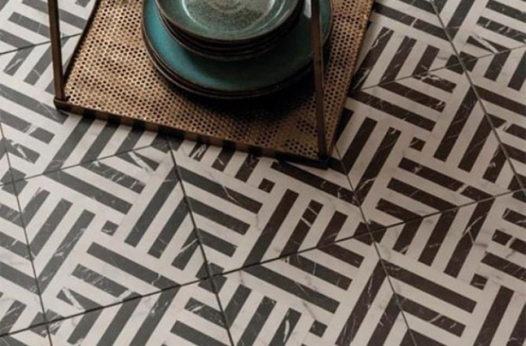 Керамогранит Etili Seramik Apollon Charcoal Black Pre-cut 45x45