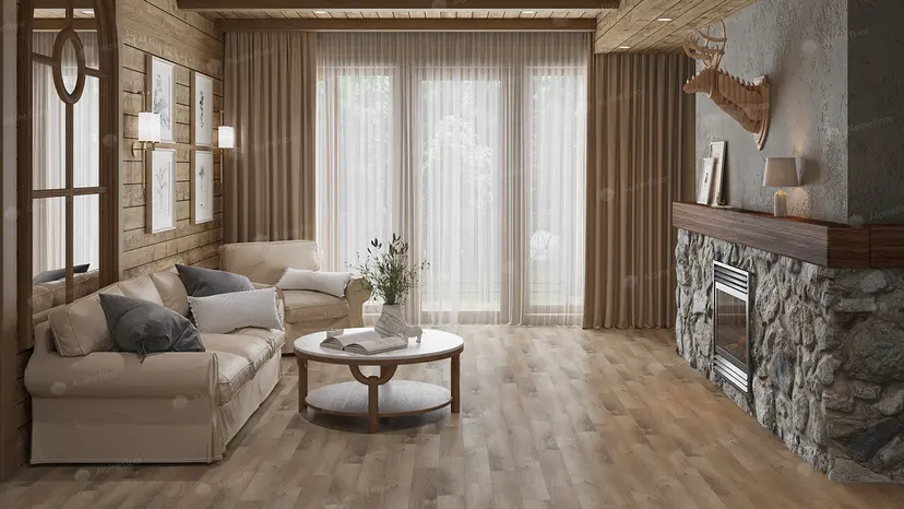 Кварцвиниловая плитка Alpine Floor Parquet LVT Дуб Синистра ECO 16-17