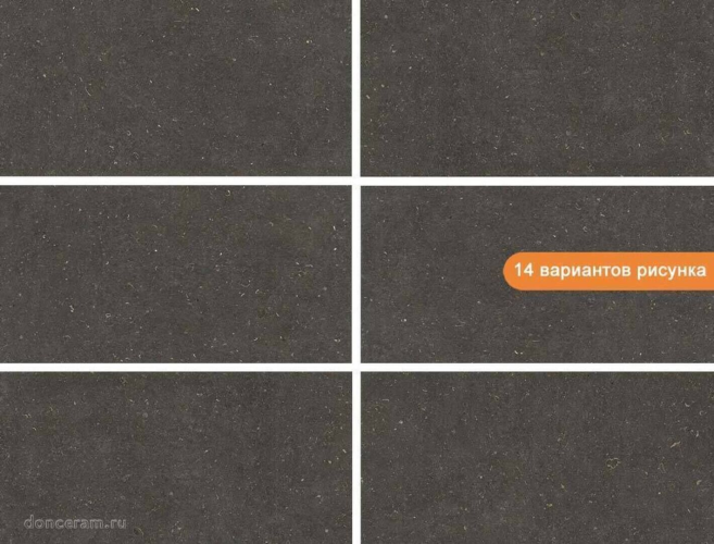 Керамогранит Geotiles 78910304 Vincen Anthracite Черный 60*120