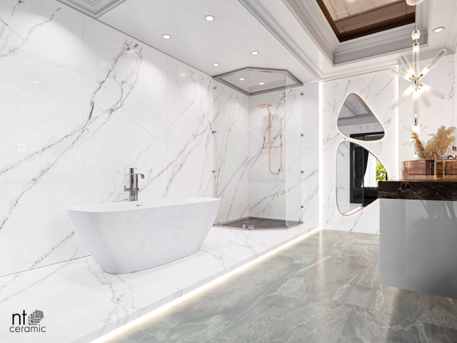 Керамогранит NT Ceramic NTT3506L Calacatta Light 120x270