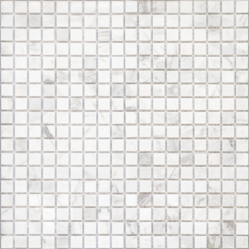 Мозаика LeeDo Ceramica Dolomiti bianco MAT (15x15x4) 305х305, матовая