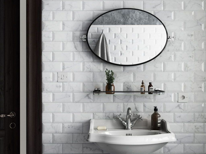 Плитка Equipe Carrara 23084 Metro Matt 7,5x15