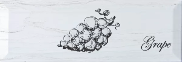 Керамическая плитка Monopole Декор Antique Gris Fruit Laguna Grape 10x30