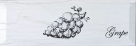 Керамическая плитка Monopole Декор Antique Gris Fruit Laguna Grape 10x30