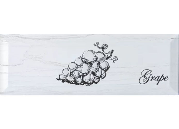 Керамическая плитка Monopole Декор Antique Gris Fruit Laguna Grape 10x30