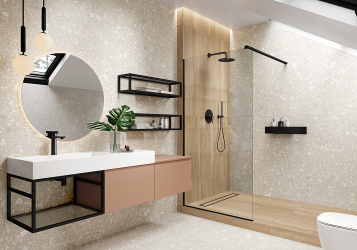 Керамогранит Delacora D60261M Crush матовый карвинг 60x60