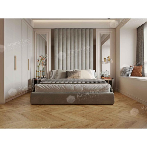 Кварцвиниловая плитка Alpine Floor Chevron Alpine Дуб Буна ECO 18-15 MC