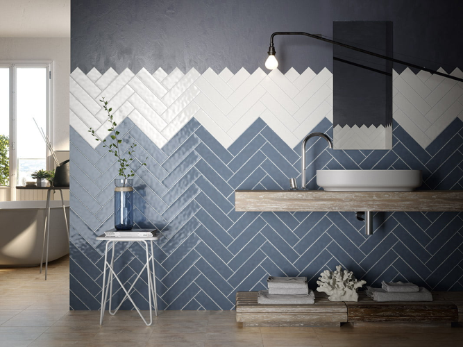 Керамическая плитка Mainzu Backstage PT02767 Blu Brillo 7.5x30