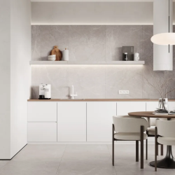 Керамогранит Laparet х9999311446 Geo Grey серый матовый карвинг 80х160