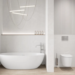 Керамогранит Laparet LP6060G0021R Timeless Pearl светло-серый матовый карвинг 59,5х59,5