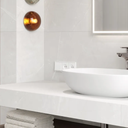 Керамогранит Laparet LP6060G0021R Timeless Pearl светло-серый матовый карвинг 59,5х59,5