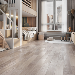 Паркетная доска Amber Wood A12.32.20.125-005 Ясень Белёный 909x125x14 мм