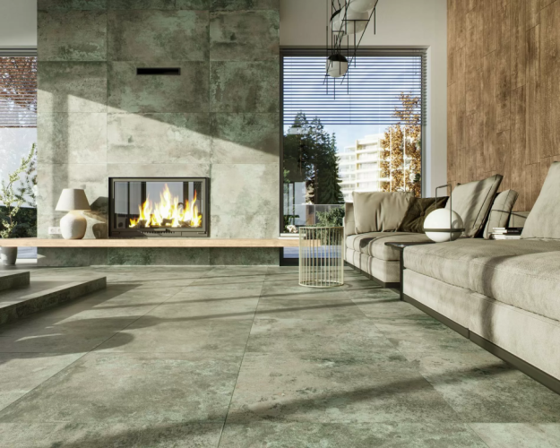 Керамогранит Pamesa 050.869.0478.11903 Rusty Metal Moss Luxglass Rec 60x120