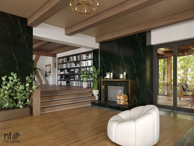 Керамогранит NT Ceramic NTT3504L Nero Marquina 120x270