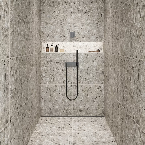 Керамогранит Kerranova K-332 Terrazzo beige/бежевый MR 60x60