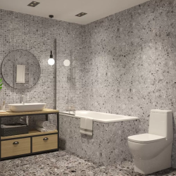 Керамогранит Kerranova K-332 Terrazzo beige/бежевый MR 60x60