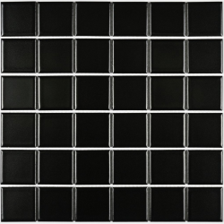 Мозаика Bonaparte Manila Black (48х48х6) 306х306, глазурованная матовая
