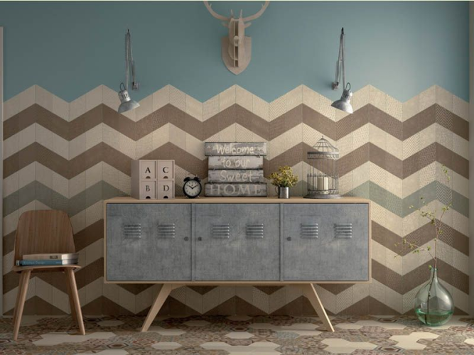 Плитка Equipe Rhombus 21290 Light Grey 14x24