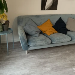 Кварцвиниловая плитка Vinilam CERAMO VINILAM Glue Цемент Светлый 71614