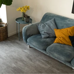 Кварцвиниловая плитка Vinilam CERAMO VINILAM Glue Цемент Светлый 71614