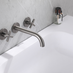 Смеситель ABBER Wasser Kreis AF81121NG для раковины скрытого монтажа, никель