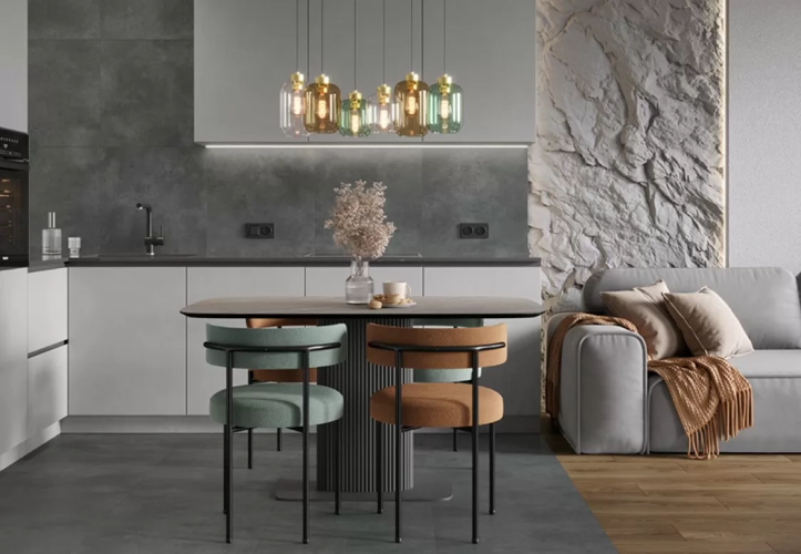 Керамогранит Ceradim х9999305463 Concrete Courage Graphite Графитовый Матовый 80х80