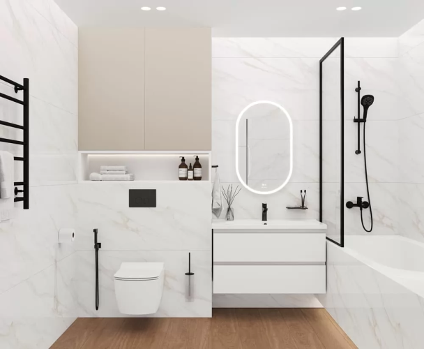 Керамогранит Ceradim х9999304615 Calacatta Clarity Gold Белый Матовый 60х120