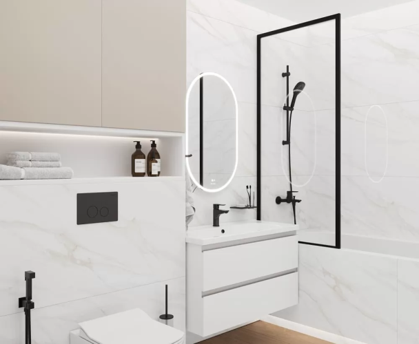 Керамогранит Ceradim х9999304615 Calacatta Clarity Gold Белый Матовый 60х120