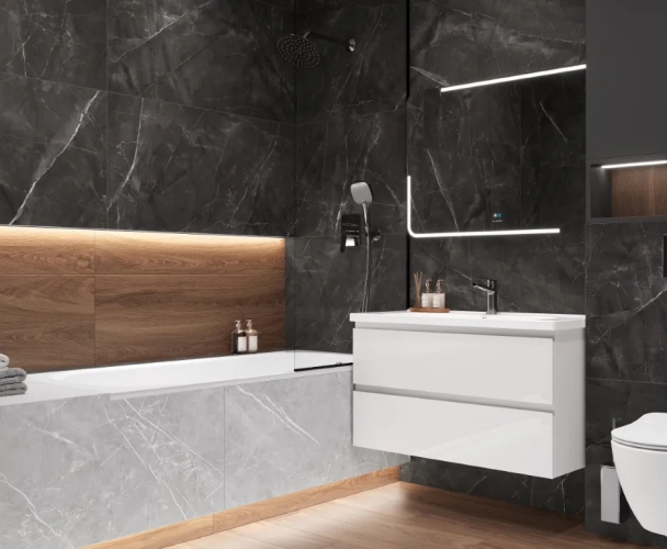 Керамогранит Laparet LP6060G0041R Timeless Grafite графит матовый карвинг 59,5х59,5