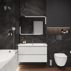 Керамогранит Laparet LP6060G0041R Timeless Grafite графит матовый карвинг 59,5х59,5