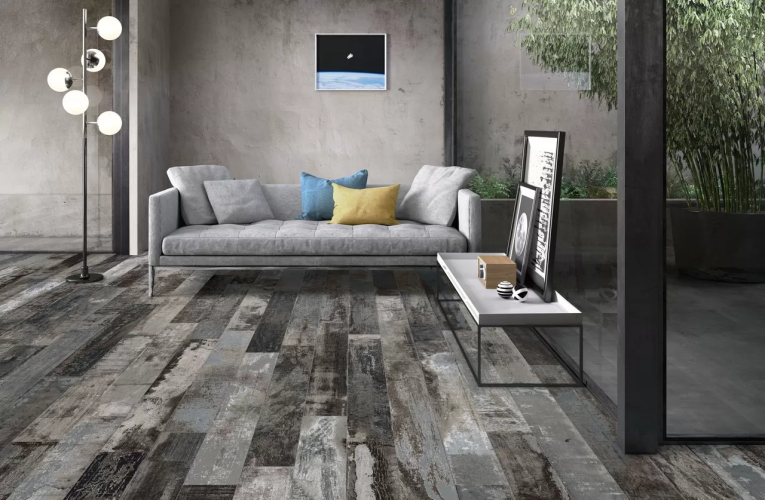 Керамогранитa Sant Agostino Colorart Carbon 15x120