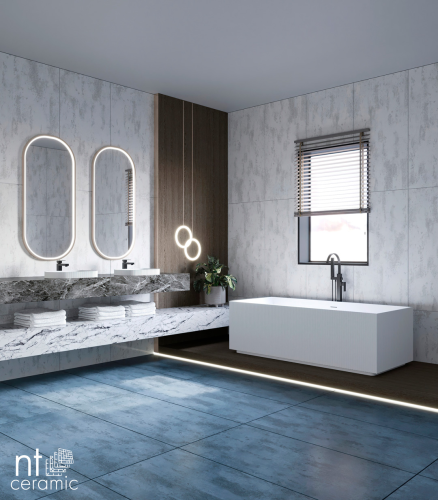 Керамогранит NT Ceramic NTT99608M Metallic Azul 60x120