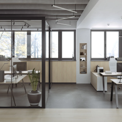 Керамогранит Kerranova K-2203/MR Skala Dark Grey 60x60